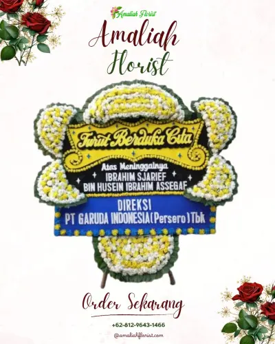 Papan Bunga Duka di Mulyoarjo