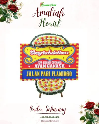 Bunga Papan Congratulation di Mulyoarjo